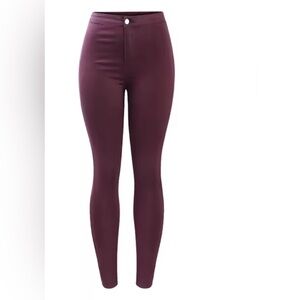 Stylish Burgundy Women's Pants